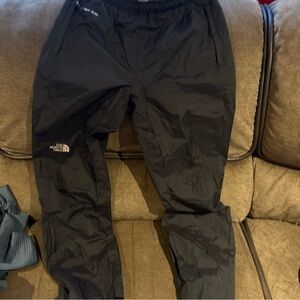 The North Face Pants Men Small HyVent 2.5L Rain Black Hiking